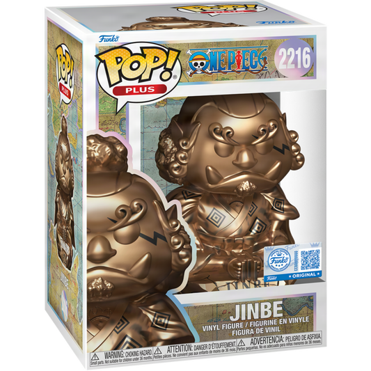 One Piece - Jinbe & Brook Bronze Statue 25th Anniversary Pop! Plus