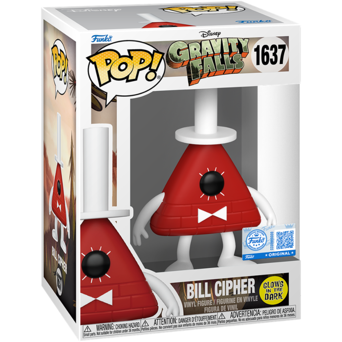 Gravity Falls - Bill Cipher Glow-in-the-Dark Pop!