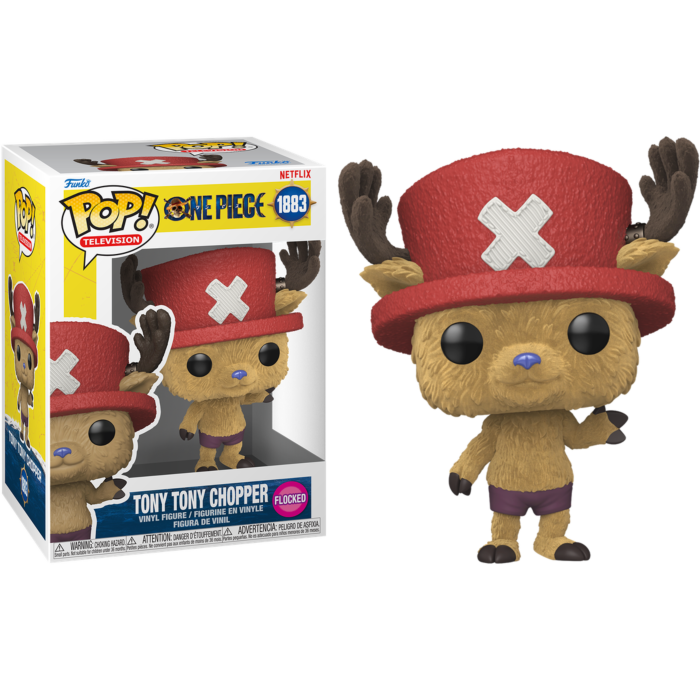 One Piece (2023) - Tony Tony Chopper Flocked Pop!