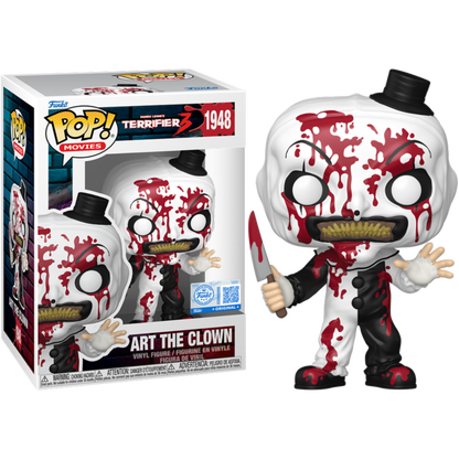 Terrifier - Art the Clown with Knife (Bloody) Pop!