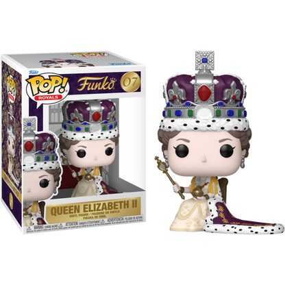 Royal Family - Queen Elizabeth II Coronation Pop! Premium