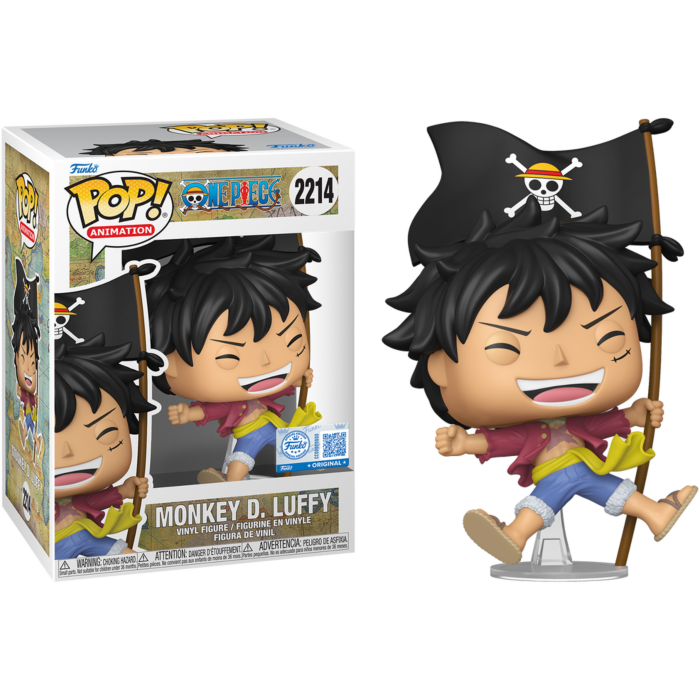 One Piece - Monkey D. Luffy with Flag Pop!