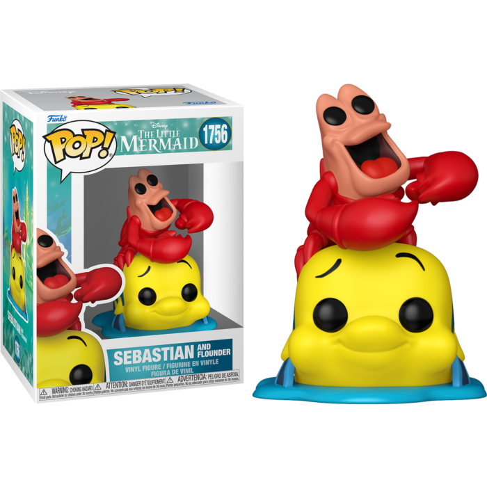 The Little Mermaid (1989) - Sebastian and Flounder Pop!