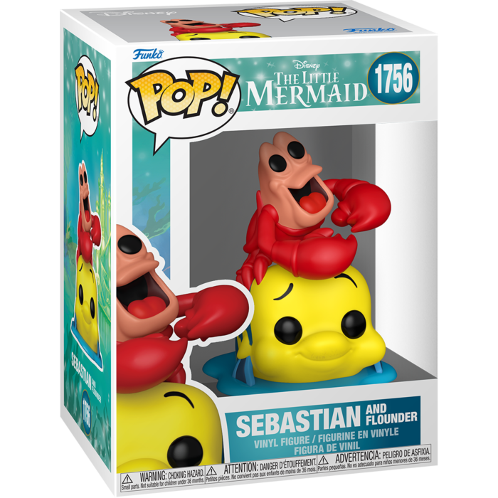 The Little Mermaid (1989) - Sebastian and Flounder Pop!