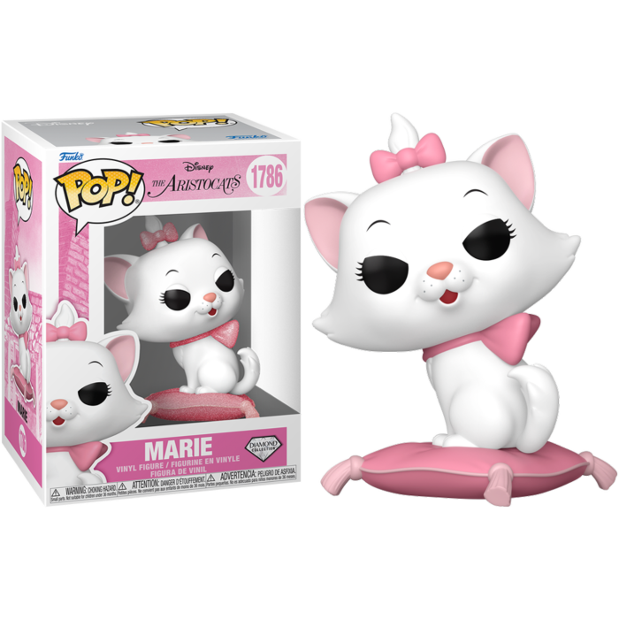 The Aristocats - Marie on Pillow Diamond Glitter Pop!
