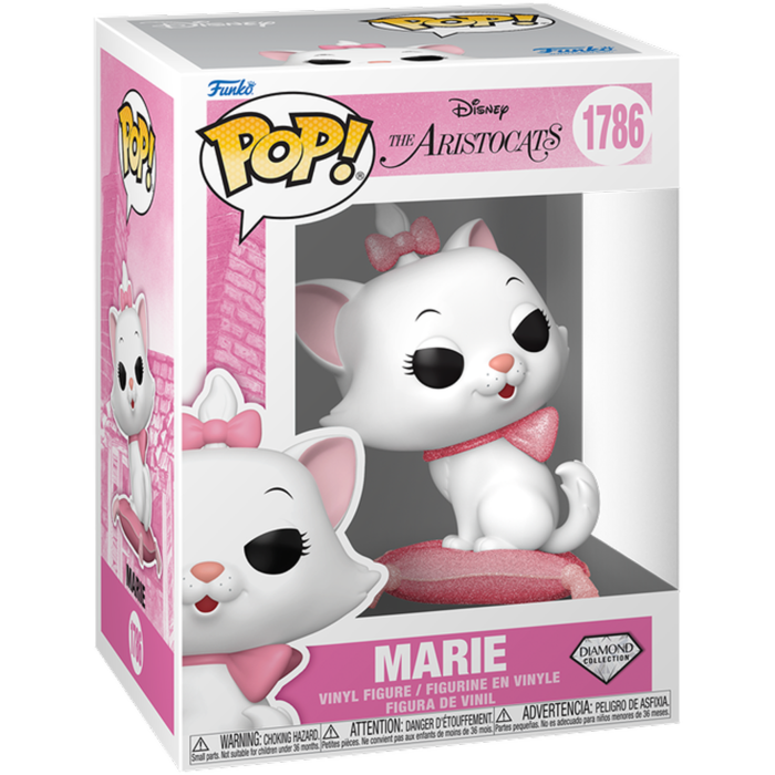 The Aristocats - Marie on Pillow Diamond Glitter Pop!