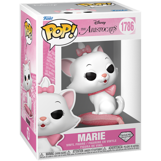 The Aristocats - Marie on Pillow Diamond Glitter Pop!