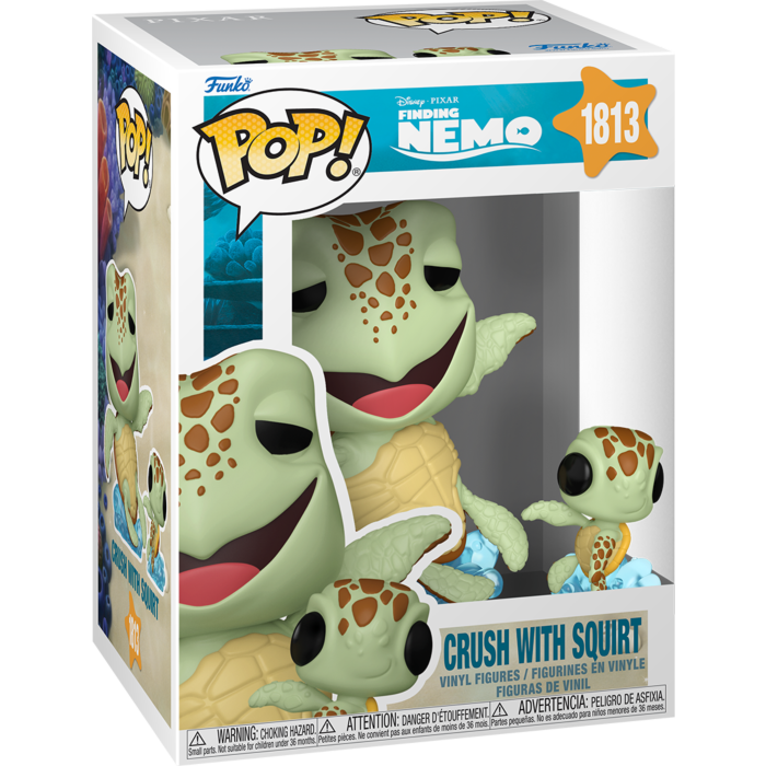 Finding Nemo - Crush with Squirt Pop!
