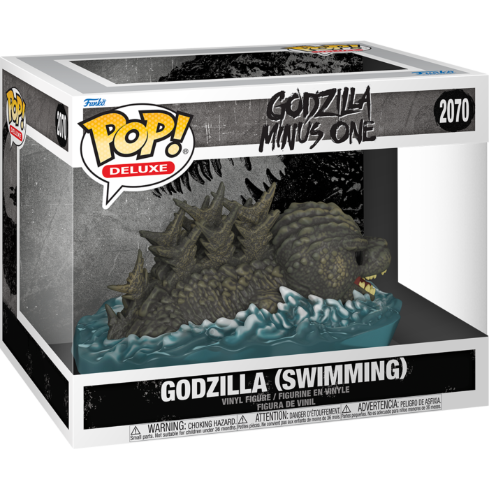 Godzilla Minus One (2023) - Godzilla (Swimming) Deluxe Pop!