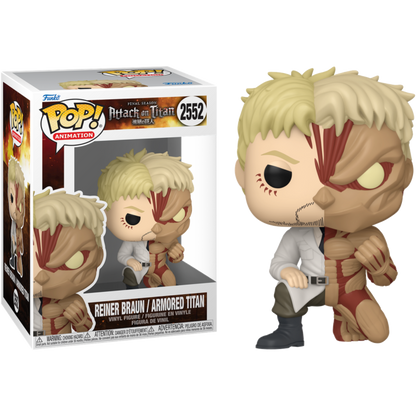Attack on Titan - Reiner Braun / Armored Titan (Split) Pop!