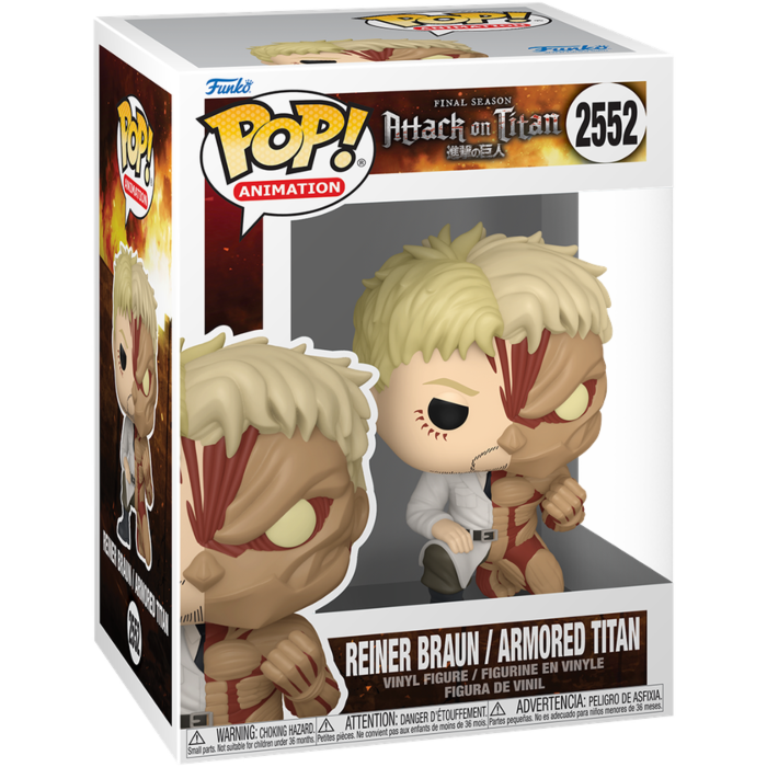 Attack on Titan - Reiner Braun / Armored Titan (Split) Pop!