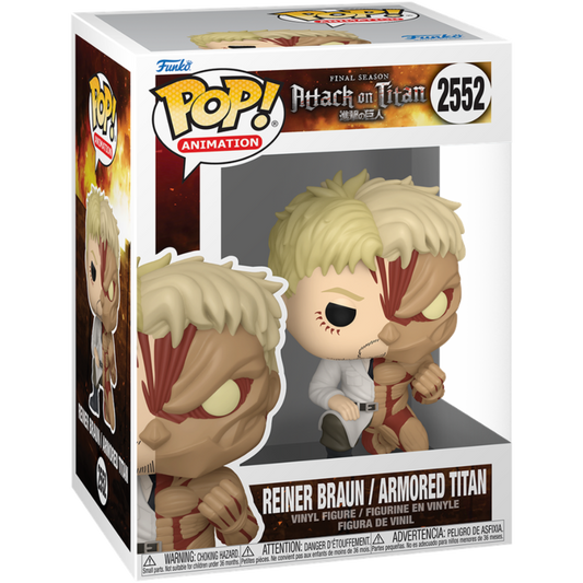 Attack on Titan - Reiner Braun / Armored Titan (Split) Pop!