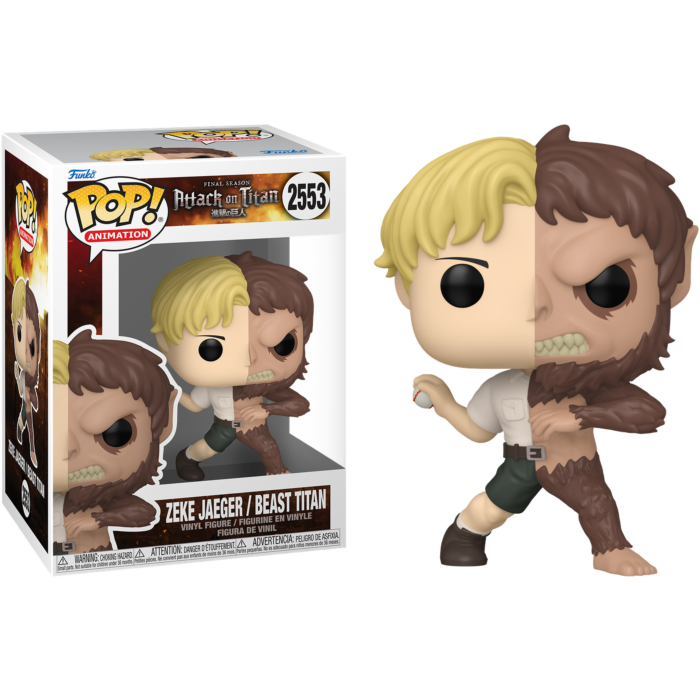 Attack on Titan - Zeke Jaeger / Beast Titan (Split) Pop!