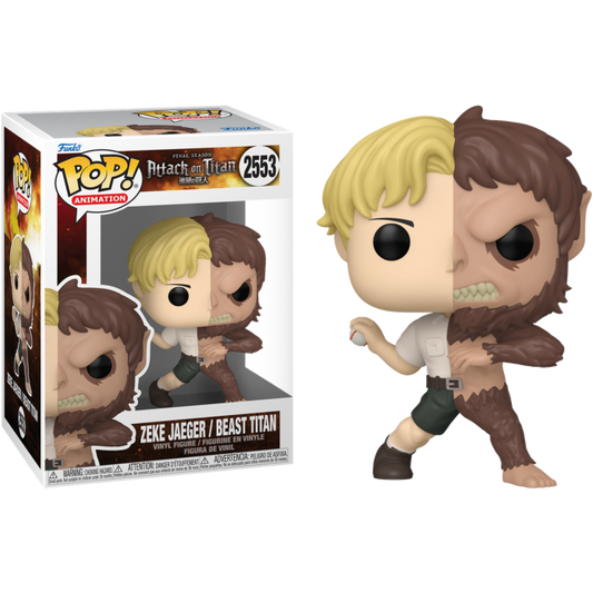 Attack on Titan - Zeke Jaeger / Beast Titan (Split) Pop!