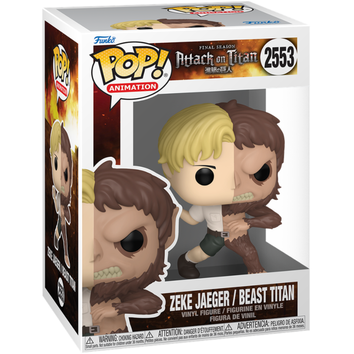 Attack on Titan - Zeke Jaeger / Beast Titan (Split) Pop!