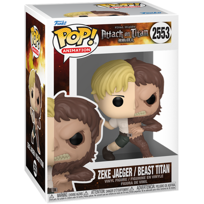 Attack on Titan - Zeke Jaeger / Beast Titan (Split) Pop!