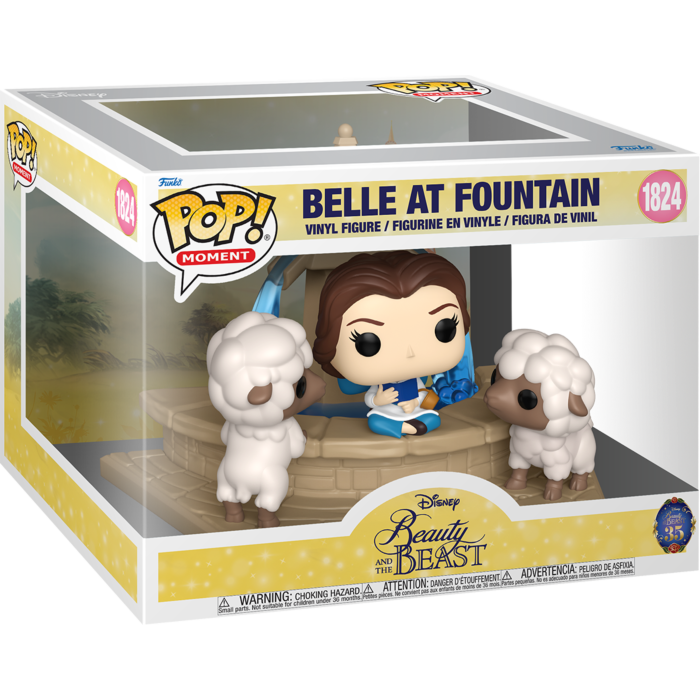 Beauty and the Beast (1991) - Belle at Fountain Pop! Moment