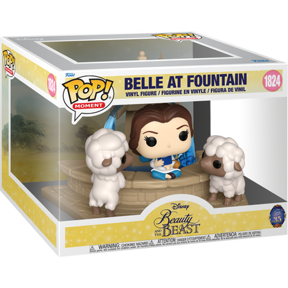 Beauty and the Beast (1991) - Belle at Fountain Pop! Moment