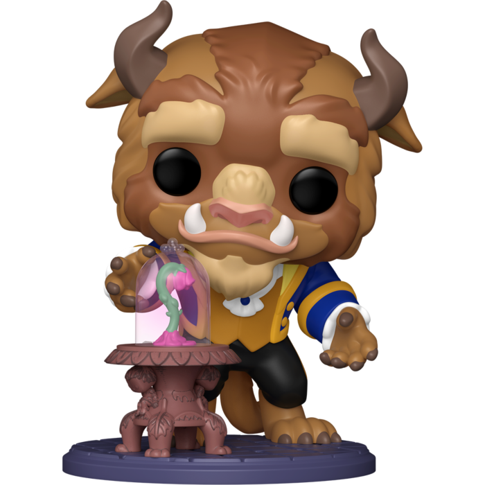 Beauty and the Beast (1991) - Beast with Enchanted Rose Premium Pop!