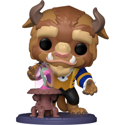 Beauty and the Beast (1991) - Beast with Enchanted Rose Premium Pop!
