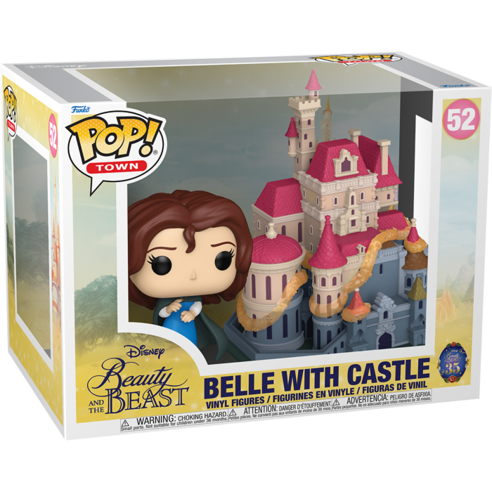 Beauty and the Beast (1991) - Belle with Castle Pop! Town