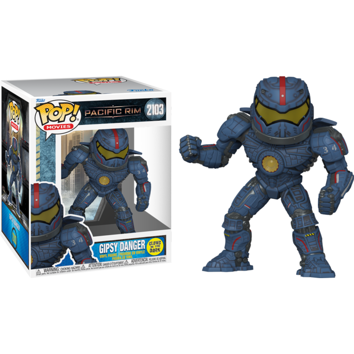 Pacific Rim - Gipsy Danger Glow-in-the-Dark Super Sized 6" Pop! Vinyl Figure