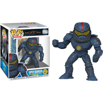 Pacific Rim - Gipsy Danger Glow-in-the-Dark Super Sized 6" Pop! Vinyl Figure