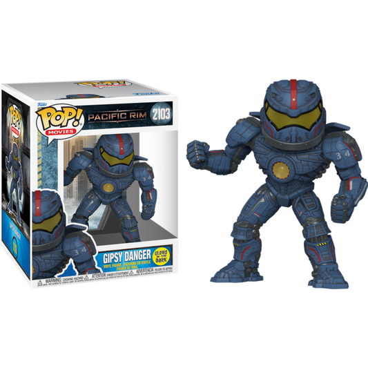Pacific Rim - Gipsy Danger Glow-in-the-Dark Super Sized 6" Pop! Vinyl Figure