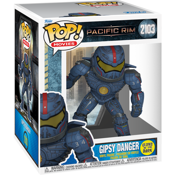 Pacific Rim - Gipsy Danger Glow-in-the-Dark Super Sized 6" Pop! Vinyl Figure