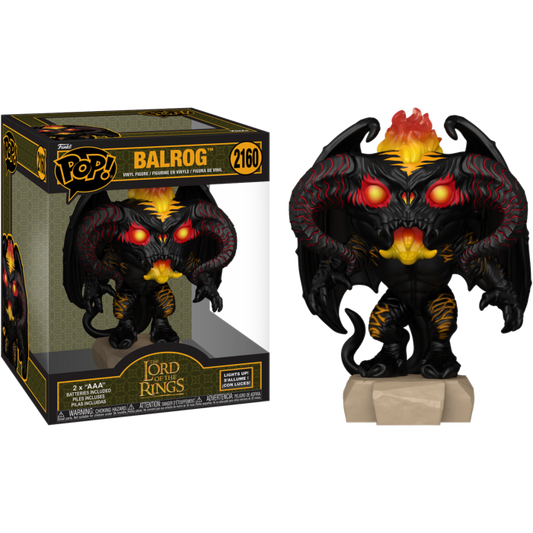 The Lord of the Rings - Balrog with Lights Super Sized 6" Pop!