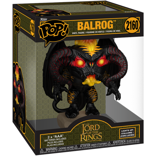 The Lord of the Rings - Balrog with Lights Super Sized 6" Pop!