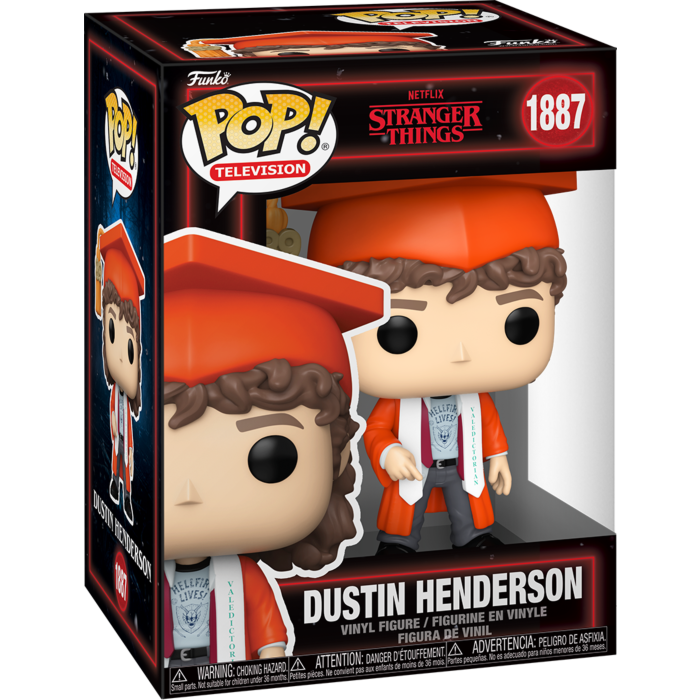 Stranger Things - Dustin Henderson Graduation (Season 5) Pop!