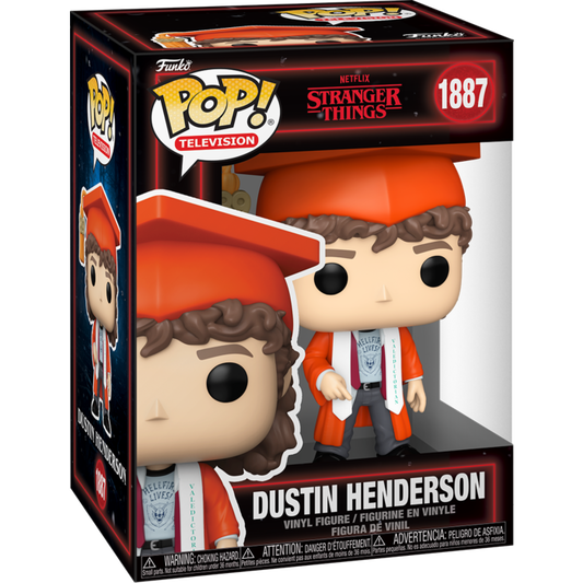 Stranger Things - Dustin Henderson Graduation (Season 5) Pop!