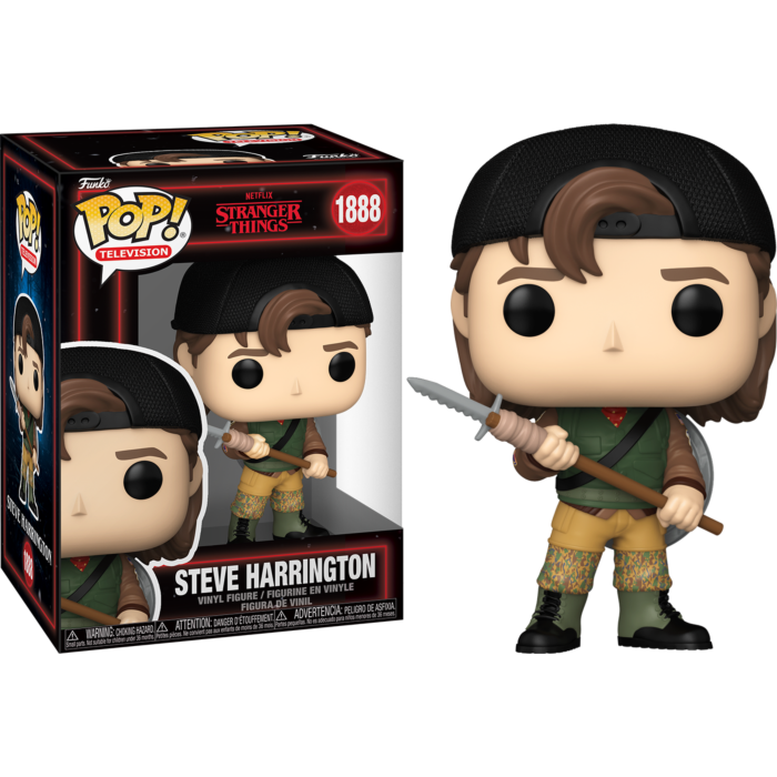 Stranger Things - Steve Harrington with Spear (Season 5) Pop!