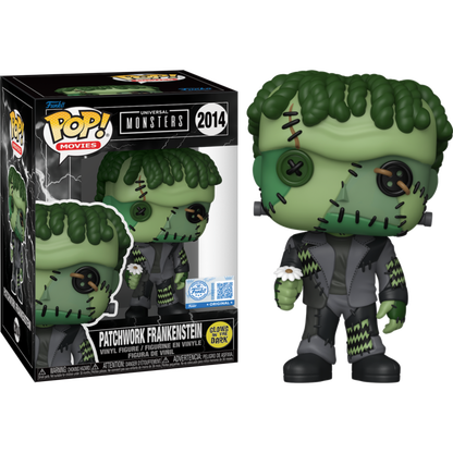 Universal Monsters - Patchwork Frankenstein Glow-in-the-Dark Pop!