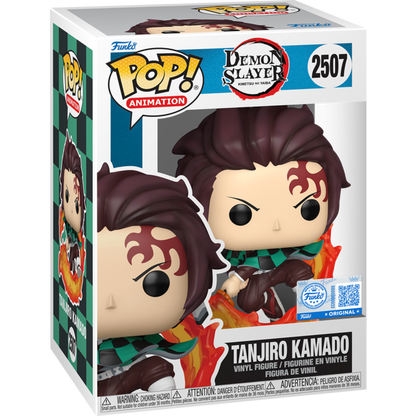 Demon Slayer - Tanjiro Kamado with Flaming Sword Pop!