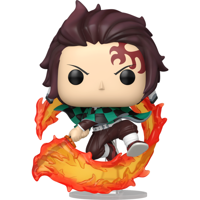 Demon Slayer - Tanjiro Kamado with Flaming Sword Pop!