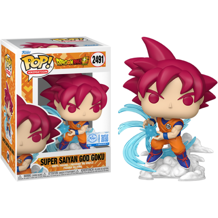 Dragon Ball: Super - Super Saiyan God Goku (Kamehameha) Pop!