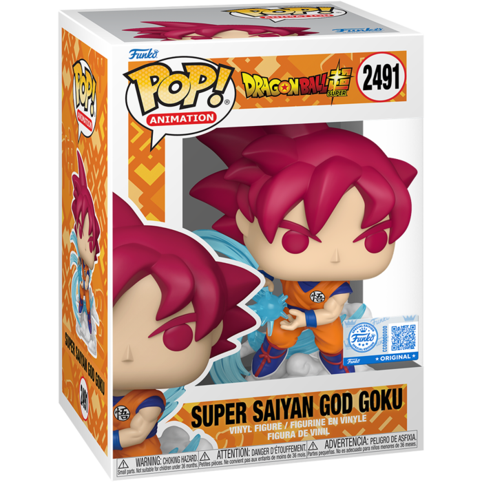Dragon Ball: Super - Super Saiyan God Goku (Kamehameha) Pop! (Chase Bundle)
