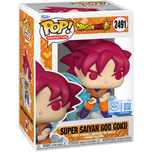 Dragon Ball: Super - Super Saiyan God Goku (Kamehameha) Pop!