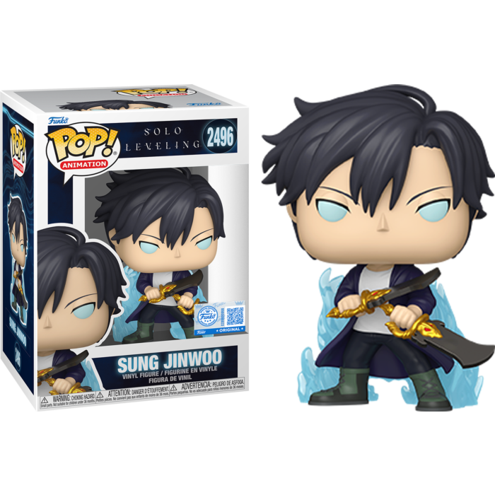 Solo Leveling - Sung Jinwoo (Blue Aura) Pop!