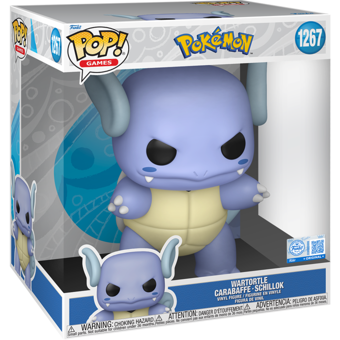 Pokemon - Wartortle Jumbo 10" Pop!