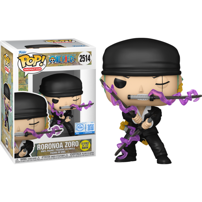 One Piece - Roronoa Zoro (Dressrosa Arc) Glow-in-the-Dark Pop!