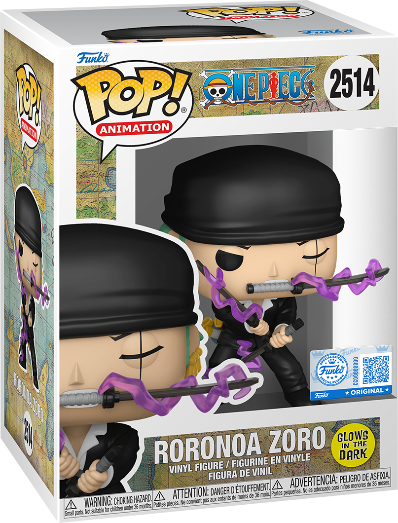 One Piece - Roronoa Zoro (Dressrosa Arc) Glow-in-the-Dark Pop!