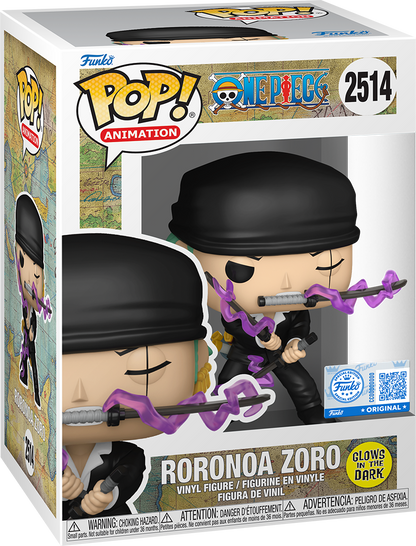 One Piece - Roronoa Zoro (Dressrosa Arc) Glow-in-the-Dark Pop!