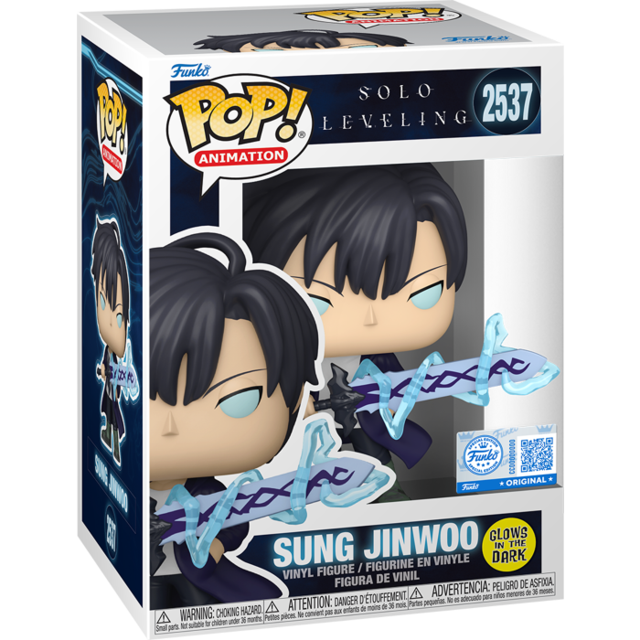 Solo Leveling - Sung Jinwoo with Sword Glow-in-the-Dark Pop!