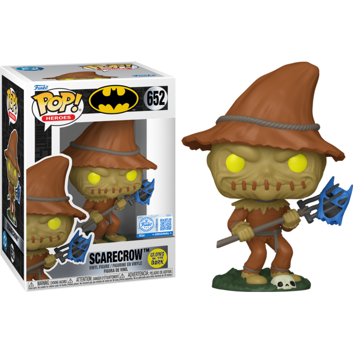 Batman: The Animated Series - Scarecrow with Pitchfork Glow-in-the-Dark Pop!