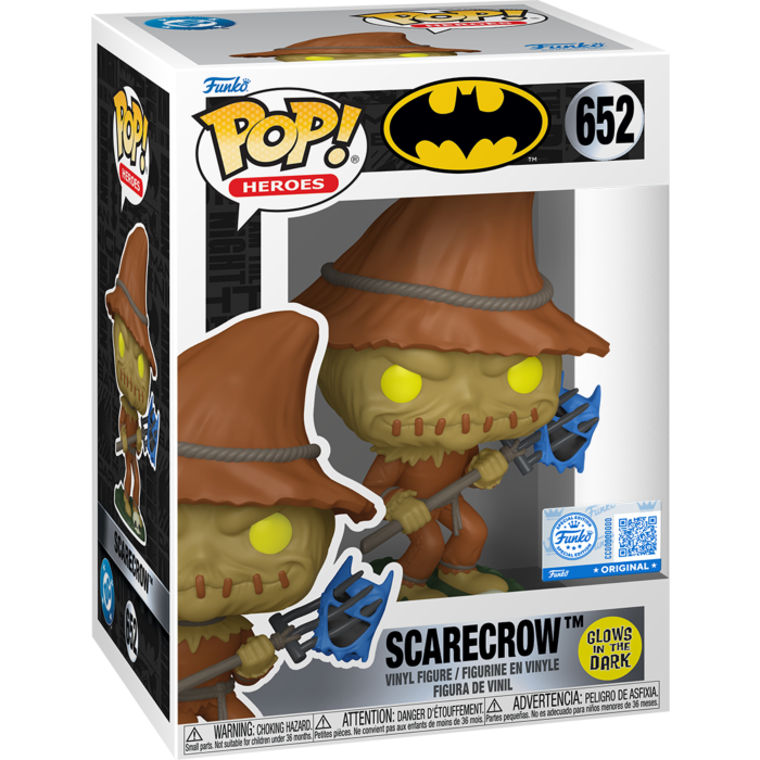Batman: The Animated Series - Scarecrow with Pitchfork Glow-in-the-Dark Pop!