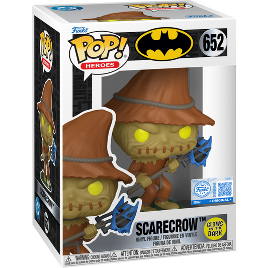 Batman: The Animated Series - Scarecrow with Pitchfork Glow-in-the-Dark Pop!