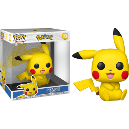 Pokemon - Pikachu (Sitting) Jumbo 10" Pop!